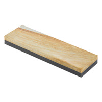 RH Preyda Combination Bench Stone- Soft & Hard Black Arkansas, 10"x 2"x 1"