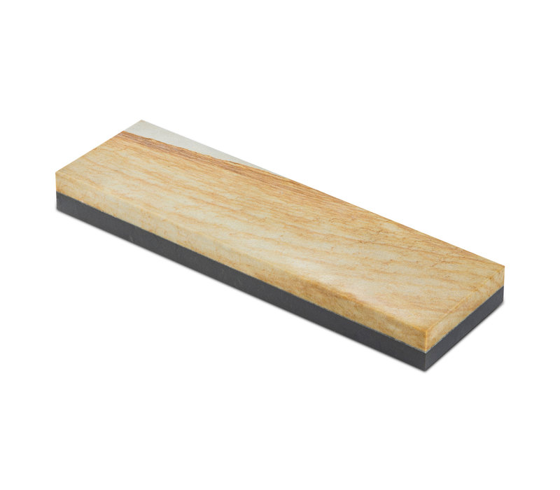 RH Preyda Combination Bench Stone- Soft & Hard Black Arkansas, 10"x 2"x 1"