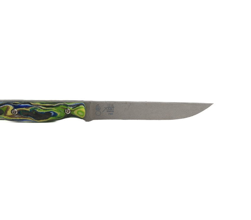 White River Exodus 3 Limited Edition- Green Custom G10 Handle, S35VN Steel