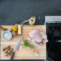 JK Adams Professional Series Maple Edge Grain Cutting Board 24"x18"x 1.5"