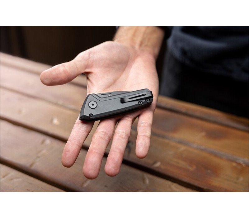 Buck Mini Deploy Automatic- Sniper Grey, 154CM Steel