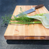 JK. Adams Professional Series Edge Grain Maple Cutting Board - 18" x 12" x 1.5"