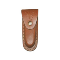 Boker Traditional Series 2.0 Folding Hunter, Brown Jig Bone, D2, Leather Sheath