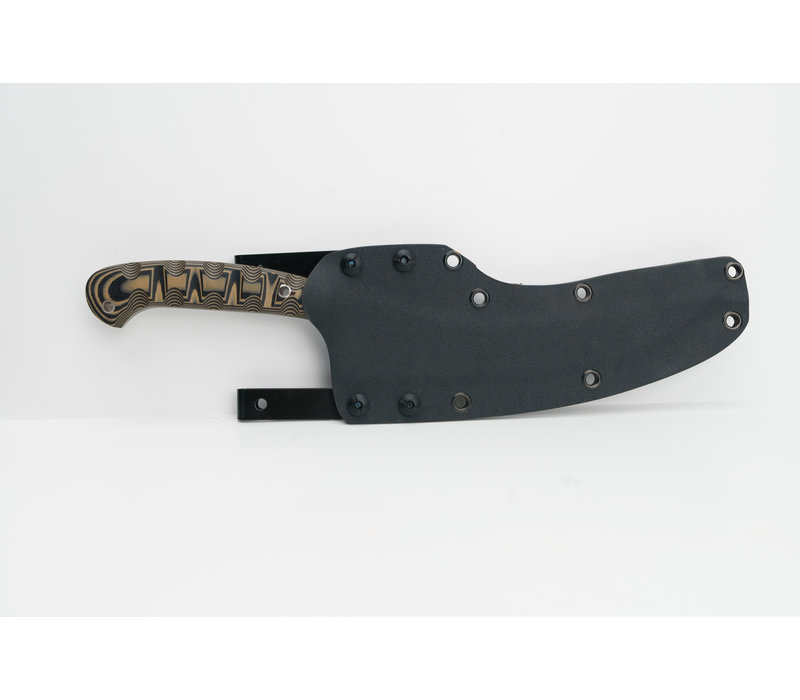 Bordertown Blades Fillet Knife-AEB-L Stainless,  Coyote-Olive Drab G10 Handle