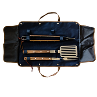 Lamson, Premier 20″ Walnut 3-Piece BBQ Set