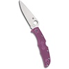 Spyderco Knives Spyderco Endura 4- Purple FRN Handle,  Plain Edge VG-10 Steel