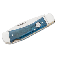 Boker Traditional Series 2.0 Gentleman's Lockback Smooth Blue Bone, D2 Steel