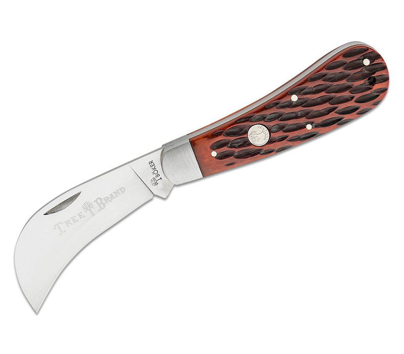 Boker Traditional Series 2.0 Hawkbill Brown Jigged Bone, D2 Steel