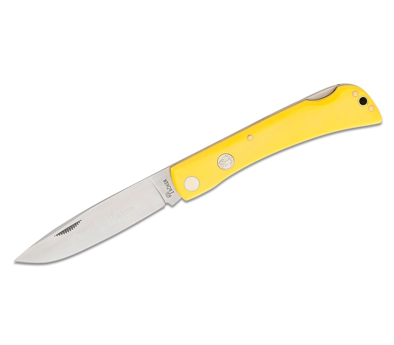 Boker Traditional Series 2.0 Large Rangebuster- D2 Steel, Yellow Synthetic Handle