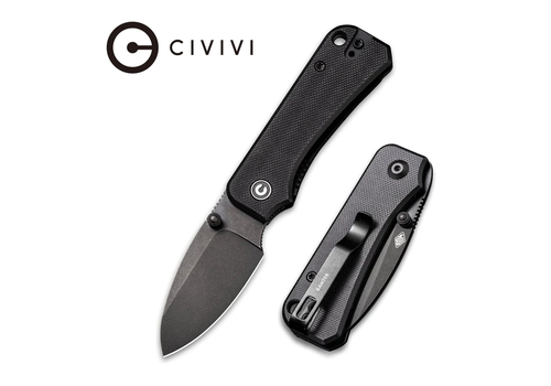 Civivi Civivi, Baby Banter with a black G10 handle and Nitro V stainless Steel blade