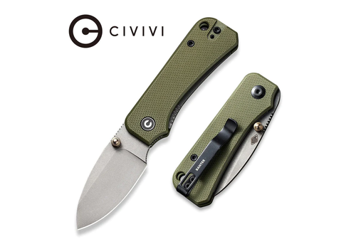 Civivi Civivi, Baby Banter with green G10 handle and Nitro V stainless blade
