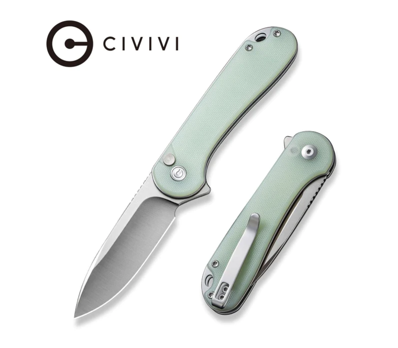 Civivi, Button Lock Elementum Natural G10, Nitro-V