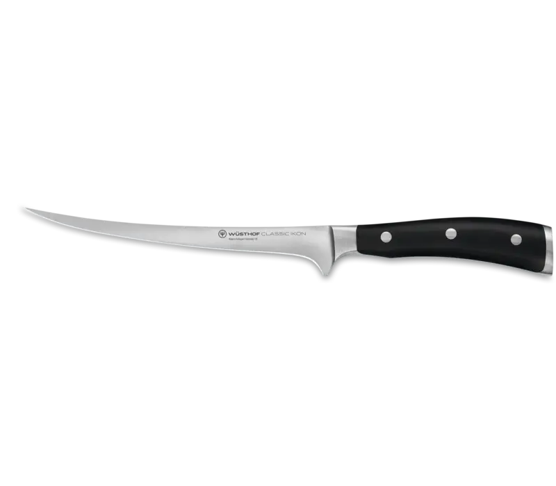 Wusthof CLASSIC IKON 7" Fillet Knife- Black