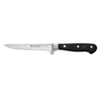 Wusthof Classic 5" Boning Knife, Black Handle