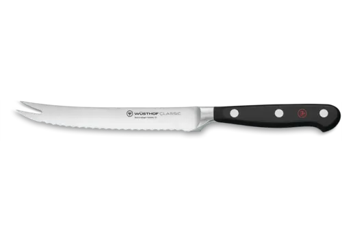 Wusthof Wusthof Classic 5" Tomato Knife, Black Handle