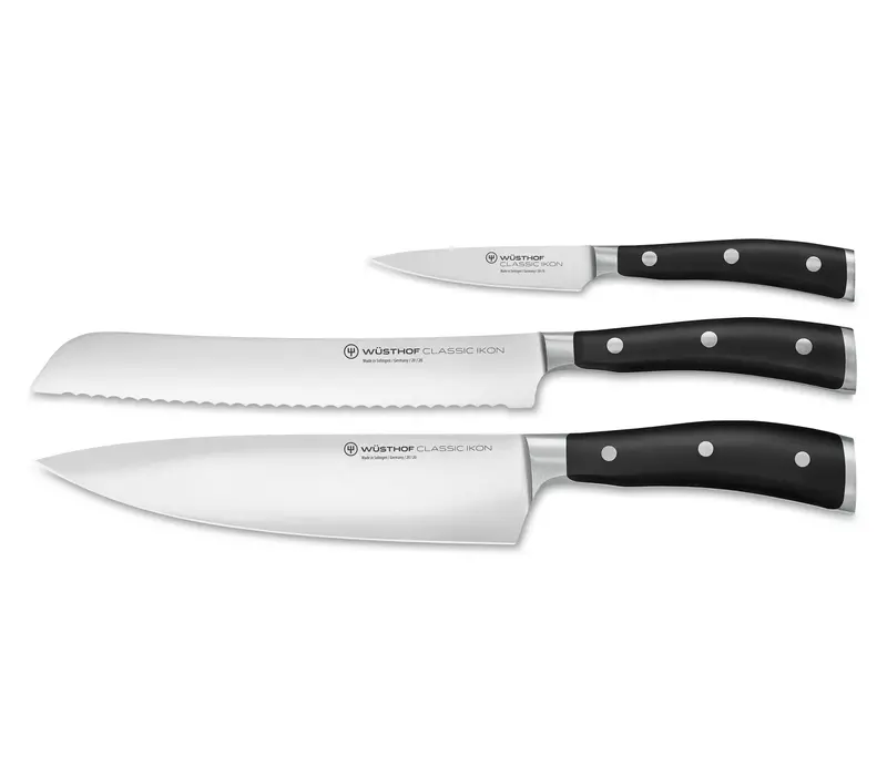 Wusthof Classic Ikon 3 Piece Starter Set
