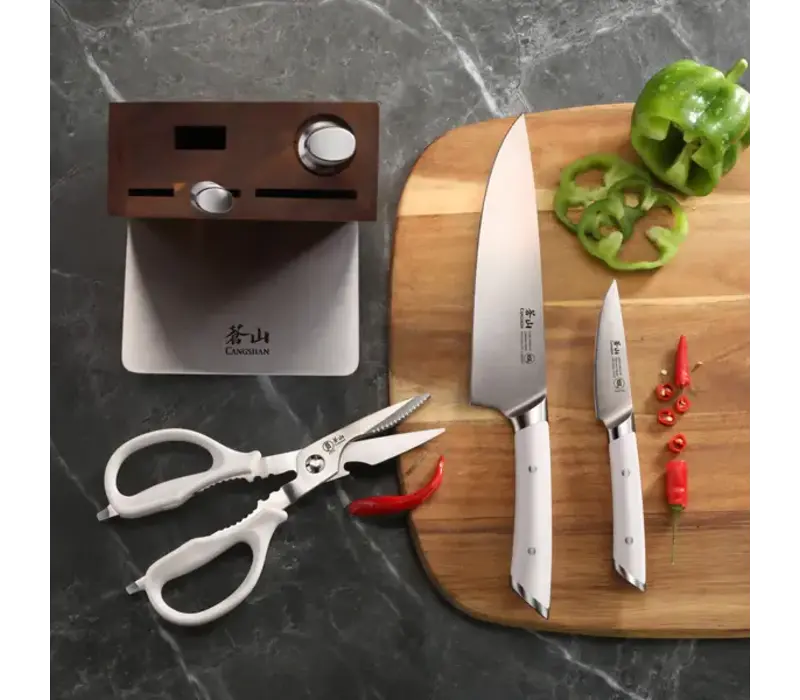 Cangshan, Helena White 6pc HUA Block Set, German Steel