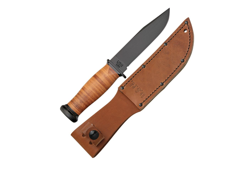 Ka-Bar Ka-Bar Mark 1 Fixed Blade- 1095 High Carbon Steel Blade