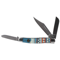 ABKT, Sunset Series Stockman 1065 Carbon Steel & Acrylic Handles