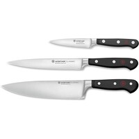 Wusthof CLASSIC 3 Piece Chef's Set- Black