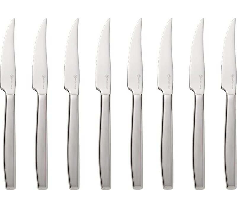 Wusthof Serrated 8 Piece Stainless Mignon Steak Knife Set