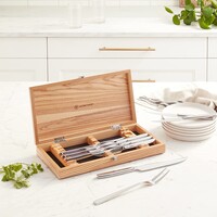 Wusthof 10 PC Serrated Stainless Mignon Steak & Carving Set