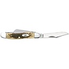 Case & Sons Cutlery Co. Case Cutlery Medium Stockman Amber Bone, Carbon Steel