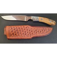 (Consignment) 0707231400--Dennis Friedly, Tim Whitetail Fixed Blade