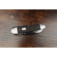 (Consignment) 080223625-- Minchew, Remington Sleeve Board Pattern A2 Steel Bog Oak Handle