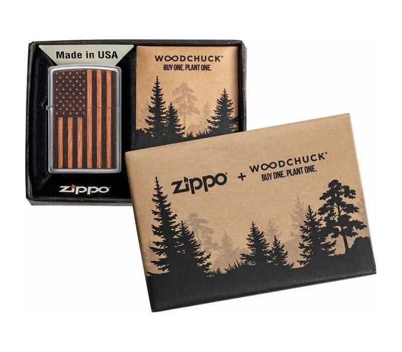 Zippo, WoodChuck Flag Lighter