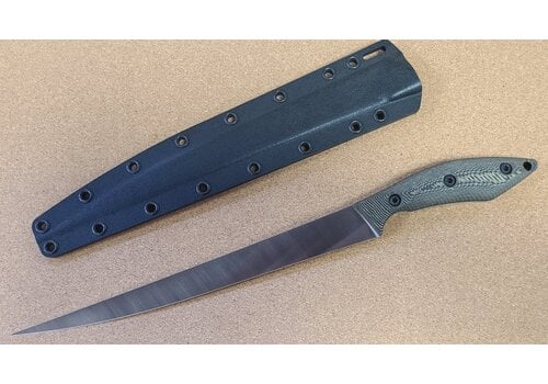 White River Knife & Tool White River, Fillet 10in, Maple & Black Richlite