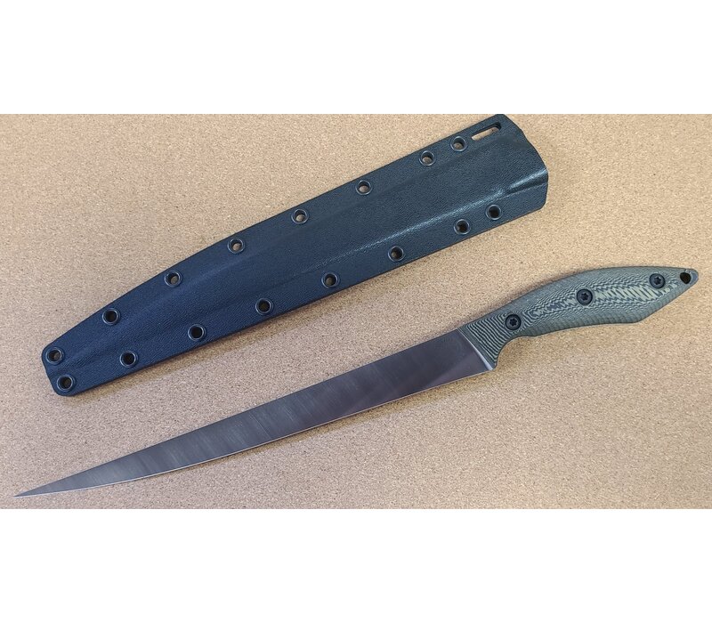 White River, Fillet 10in, Maple & Black Richlite