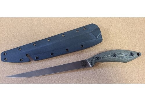 White River Knife & Tool White River, Fillet 8in, Maple & Black Richlite