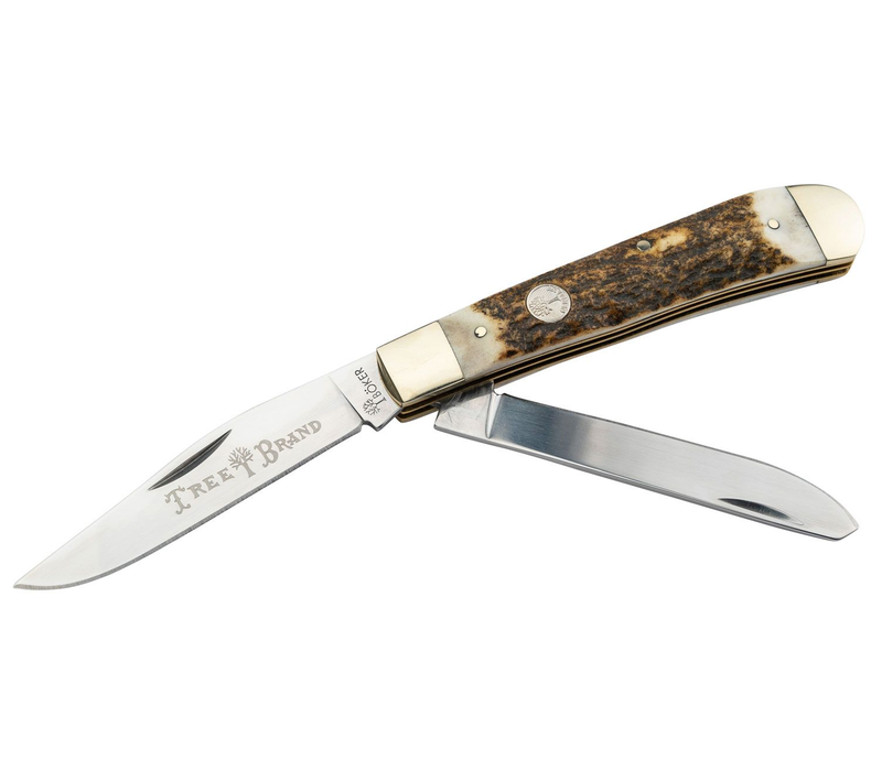 Boker, Traditional Series 2.0 Trapper Stag Handle, D2