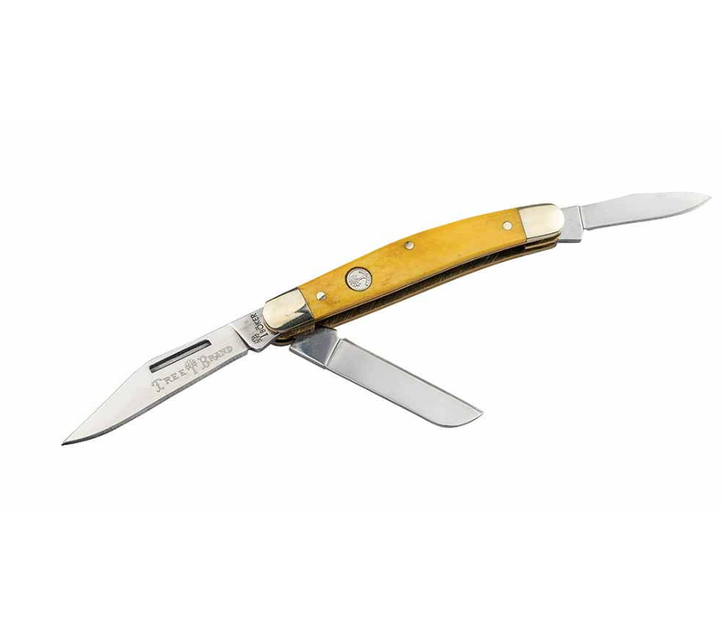 Boker, Traditional Series 2.0 Large Stockman Smooth Yellow Bone, D2