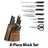 Cangshan Cangshan, HELENA 8pc Knife Block Set Black