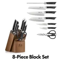Cangshan, HELENA 8pc Knife Block Set, Black