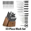 Cangshan Cangshan, Helena Series 23pc Block Set Black Handle