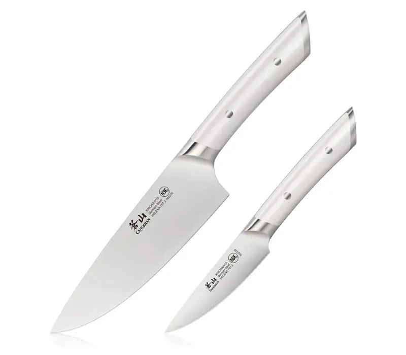 Cangshan, Helena Series 2pc Starter Set White Handle