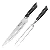 Cangshan Cangshan, Helena Series 2pc Carving Set Black Handle
