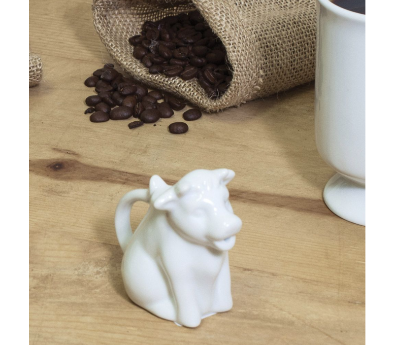 HIC, Mini Cow Creamer with Handle, 2oz