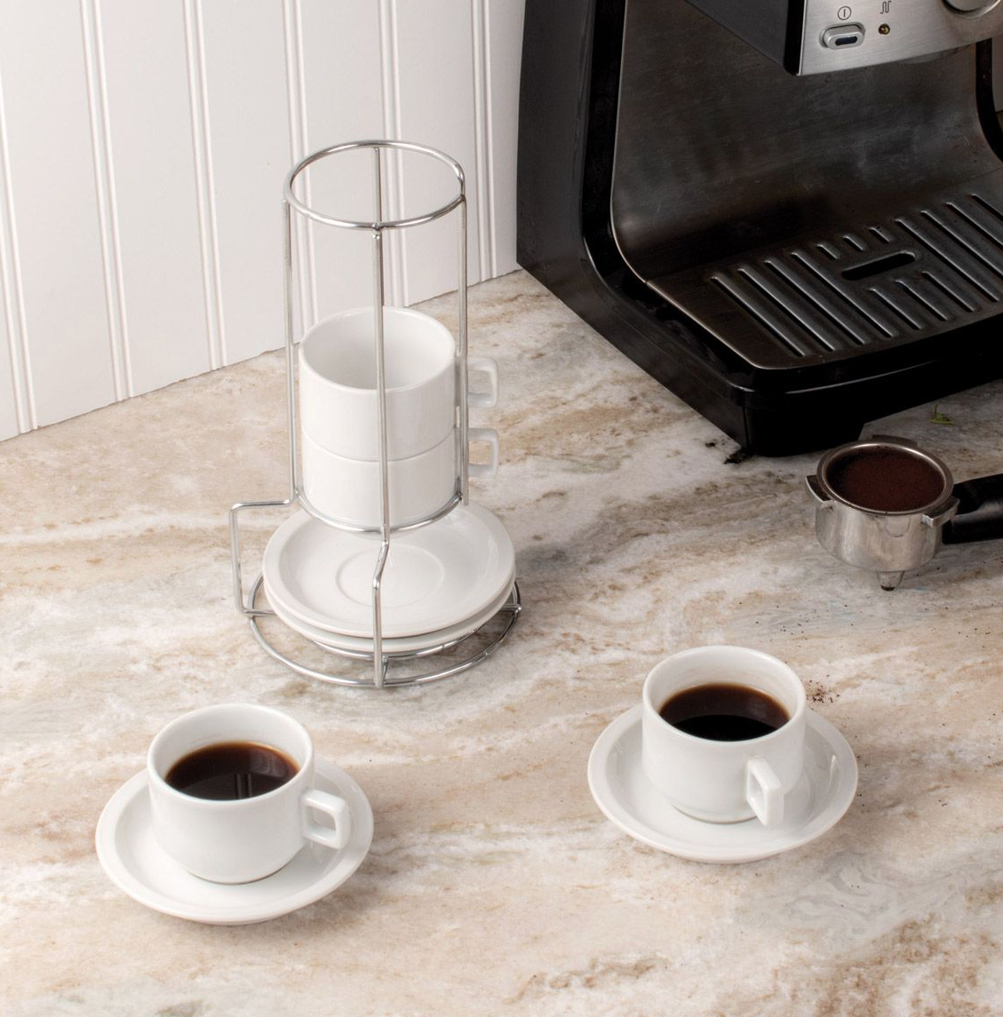 Stackable espresso cup
