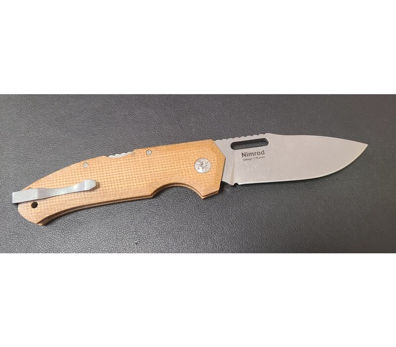 Maserin, Nimrod Knife Desert Micarta Handle, M390 Steel