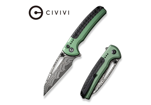 Civivi Civivi, Sentinel Strike, Button Lock Green Aluminum