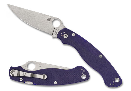 Spyderco Knives Spyderco Military 2 Dark Blue G-10 CPM S110V Steel