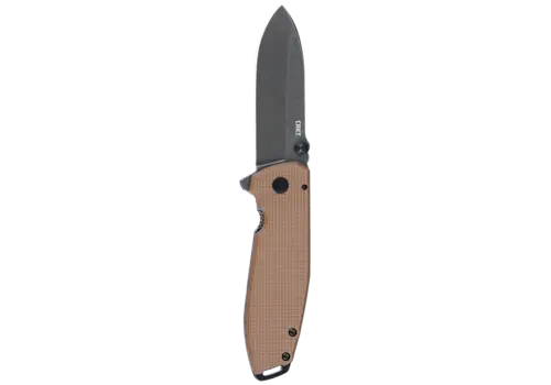 CRKT CRKT, Squid XM assisted opening with brown G10 handle