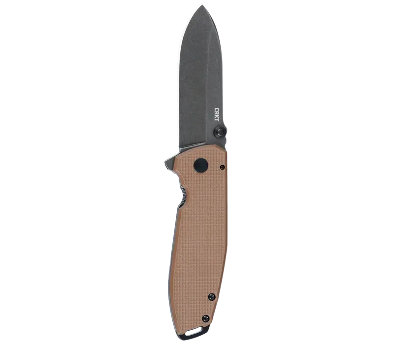 CRKT, Squid XM assisted opening with brown G10 handle