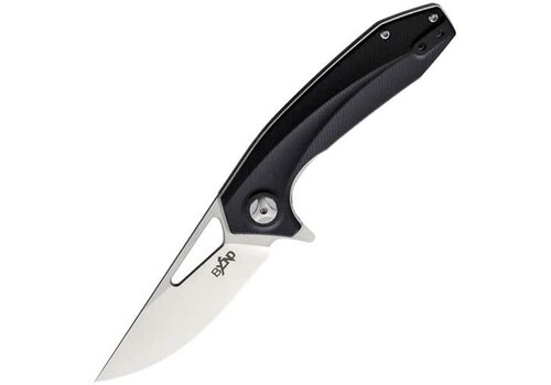 B'yondEDC B'yond EDC Sirocco Flipper Knife Black G-10, D2 Steel