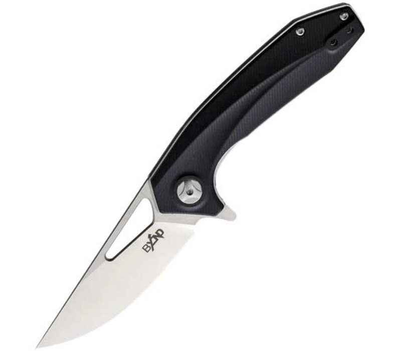 B'yond EDC Sirocco Flipper Knife Black G-10, D2 Steel