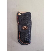 ECLJM, Black Trapper Sheath Vertical & Basket Weave